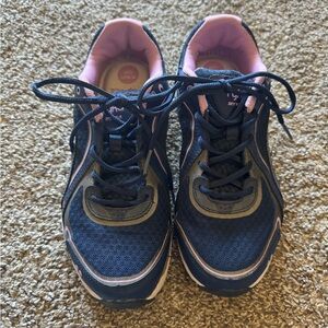 Women's Ryka Navy and Pink Athletic Shoes size 7.5